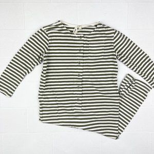 Gray Label Organic Striped Playsuit 18-24 Months